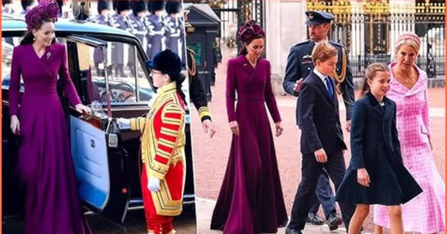 OMG! Princess Catherine STEALS THE SPOTLIGHT In Magenta Dress and Diana’s Iconic Earrings At The Autumn Festival! 😱😱