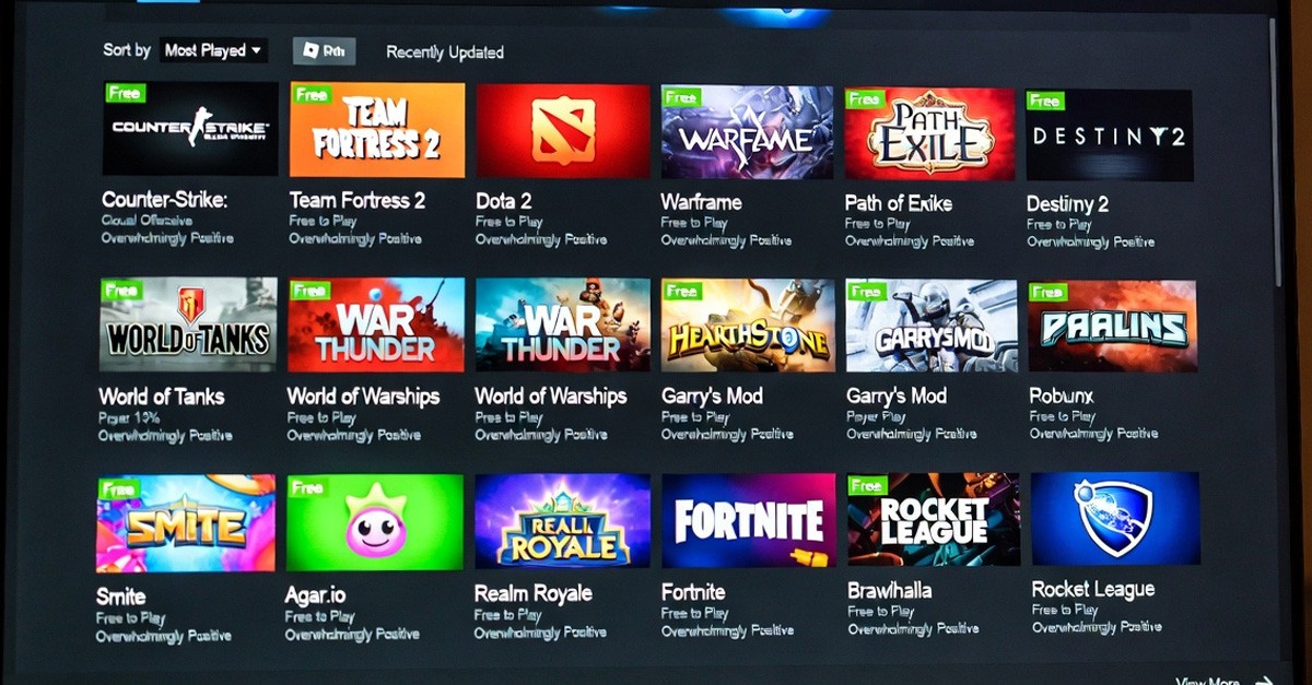 15 Free to Play Overwhelmingly Positive Steam Games