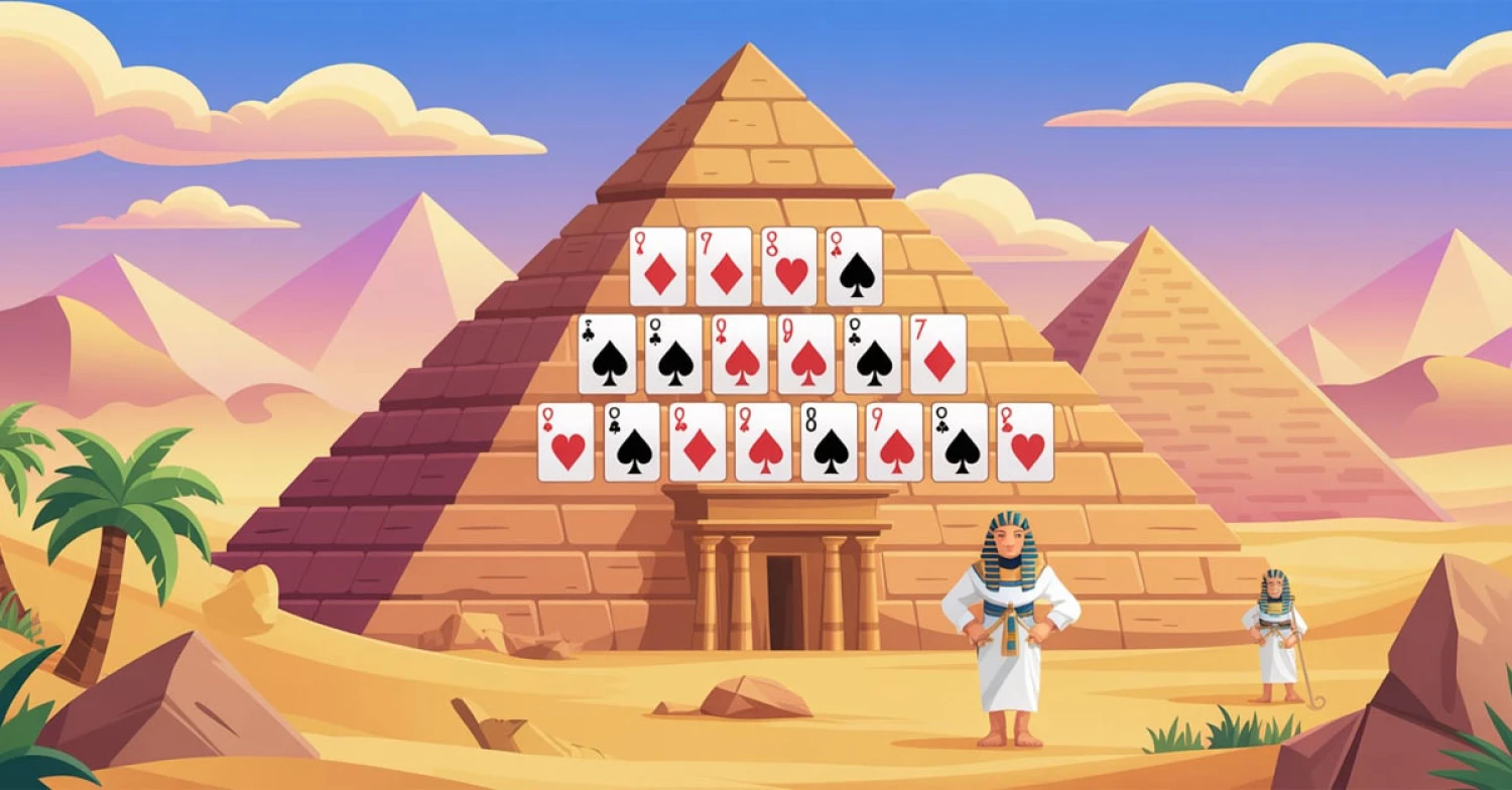 Pyramid Solitaire – Ancient Egypt Game Guide to Clearing the Pyramid by Combining Cards to 13