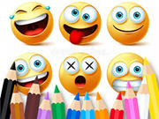Coloring Book: Funny Emoji
